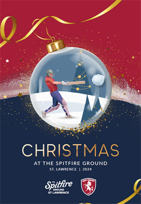 Christmas Parties 2024 at the Spitfire Ground, St Lawrence, Canterbury