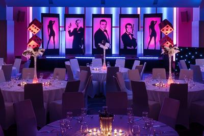 Skyball: James Bond Inspired All-Inclusive Christmas Parties 2024 at Sheraton Grand Hotel & Spa Edinburgh