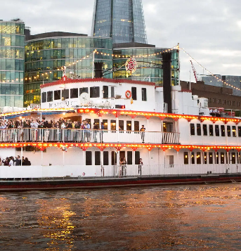 Christmas Parties 2024 on The Dixie Queen, from Butlers Wharf Pier London, SE1