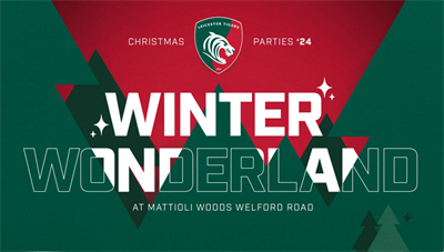 Winter Wonderland Christmas Parties 2024 at Leicester Tigers Rugby Club 