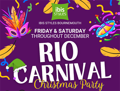 Rio Carnival Christmas 2024 at Ibis Styles Bournemouth