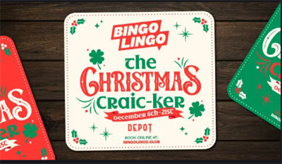 Bingo Lingo Christmas Parties 2024 at Depot Warehouse, Cardiff