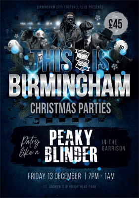 'This Is Birmingham' Christmas Parties 2024 at Birmingham City Football Club