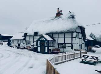 Christmas Parties 2025 at The Barn at the Bottle & Glass Inn, Henley on Thames