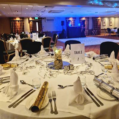 Celebrate Christmas Parties 2025 at Macdonald Hill Valley Hotel, Golf and Spa, Whitchurch