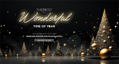 Wonderful Christmas Parties 2025 at Mercure Exeter Southgate Hotel