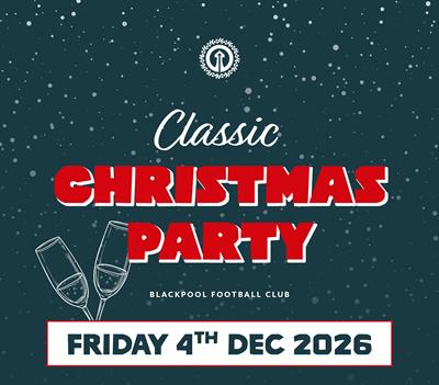 Christmas Parties 2026 at Blackpool Football Club