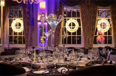 Christmas Parties 2026 at Richmond Hill Hotel, Richmond upon Thames, Surrey