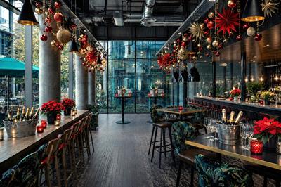 Christmas Parties 2026 at The Refinery by Drake & Morgan Bankside London SE1