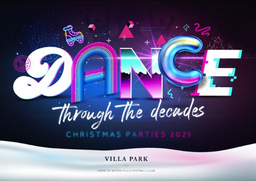 Dance through the Decades Christmas Parties 2022 at Villa Park Football Club, Birmingham