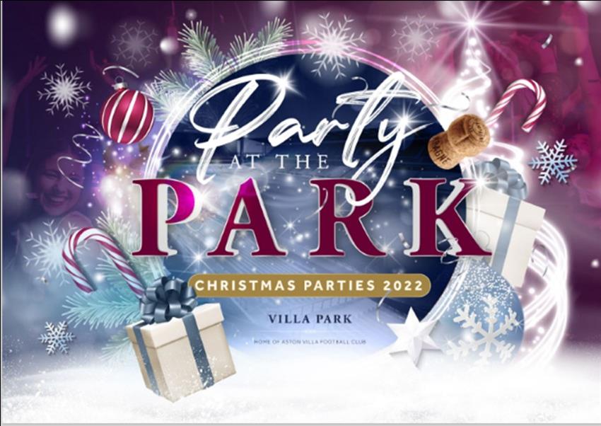 Party at the Park Christmas Parties 2022 at Villa Park Football Club, Birmingham