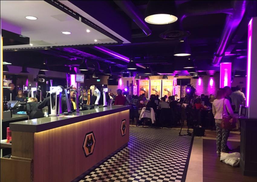 Christmas Parties 2023 at Molineux Stadium, Wolverhampton Office Xmas