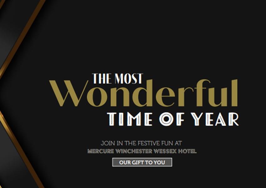 Wonderful Christmas Parties 2024 at Mercure Winchester Wessex