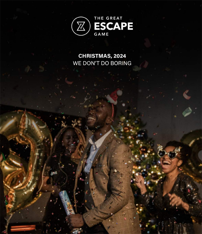 Celebrate Christmas Parties 2024 at The Great Escape Game Leeds