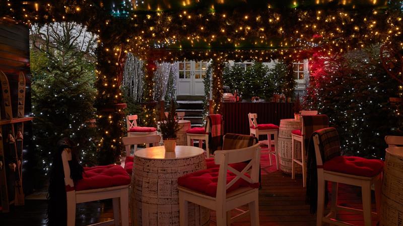 Ski Lodge Christmas Parties 2024 at The Montague on The Gardens, London WC1B 