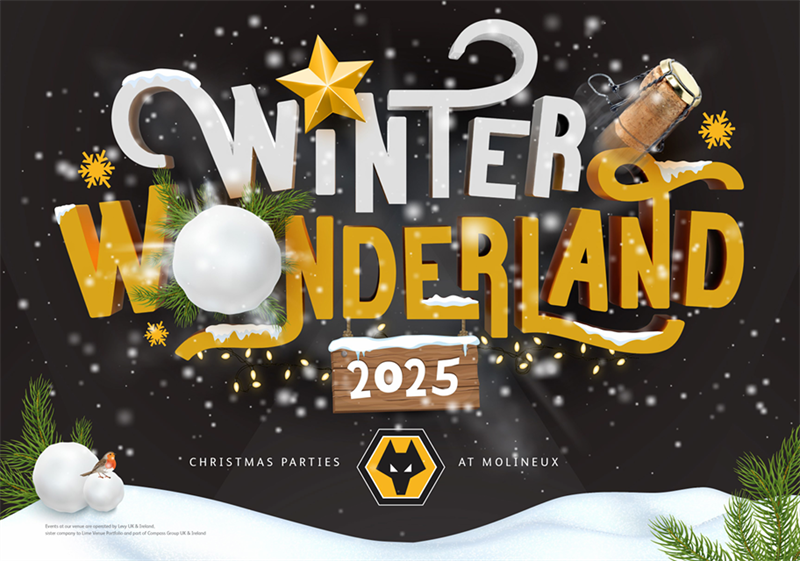 Winter Wonderland Christmas Parties 2025 at Molineux Stadium, Wolverhampton