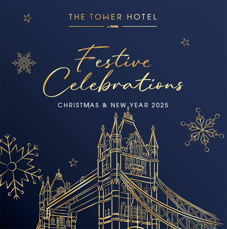 Christmas Parties 2025 at The Tower Hotel by Thistle, London E1W