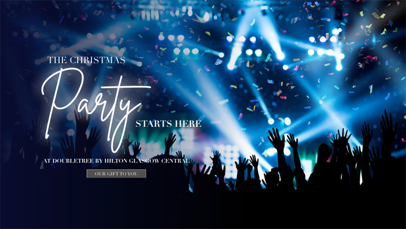 Christmas Parties 2026 at The DoubleTree by Hilton Glasgow Central