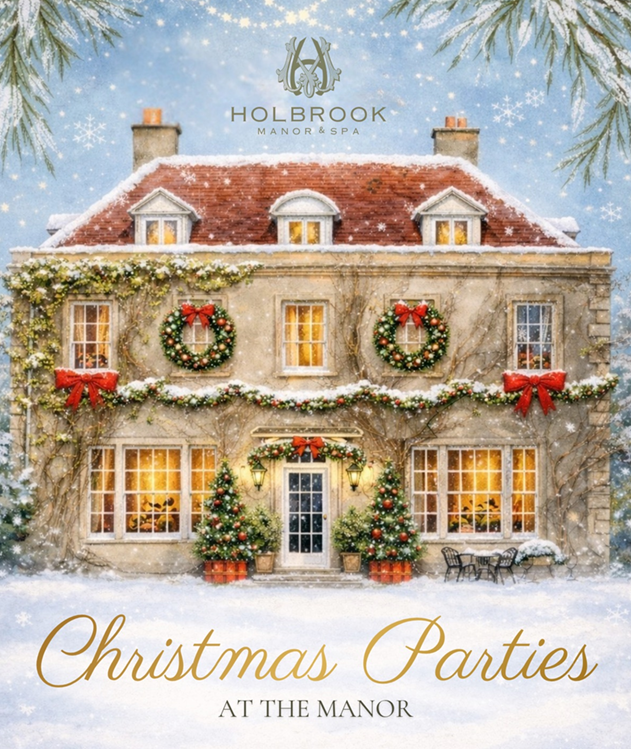 Christmas Parties 2026 at Holbrook Manor & Spa, Wincanton, Somerset