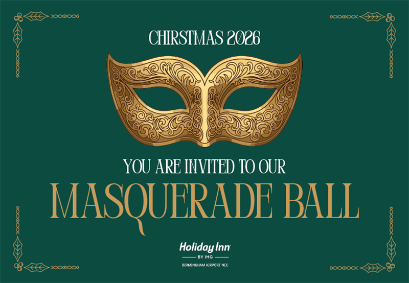 Masquerade Ball Christmas Parties 2026 at Holiday Inn Birmingham Airport NEC