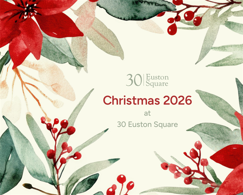Christmas Parties 2026 at 30 Euston Square, NW1