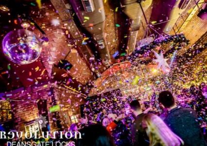 Celebrate Christmas Parties 2022 at Revolution Manchester - Deansgate Locks