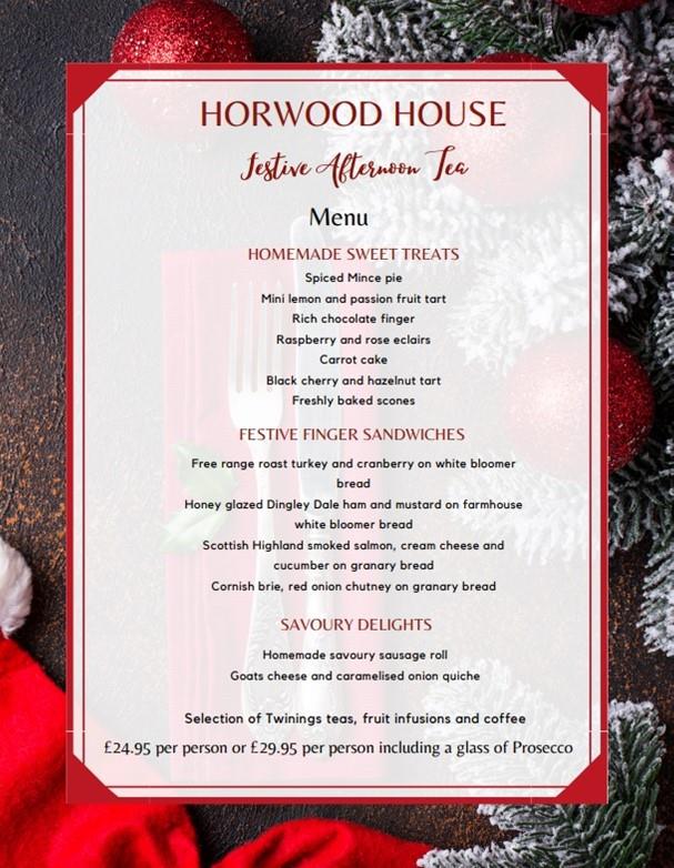 Christmas Afternoon Teas 2020 At Horwood House Hotel Milton Keynes Office Xmas Venue And Party 6900